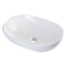Eago EAGO BA352 23" OVAL CERAMIC ABOVE MOUNT BATHROOM BASIN VESSEL SINK BA352 - alternate 1